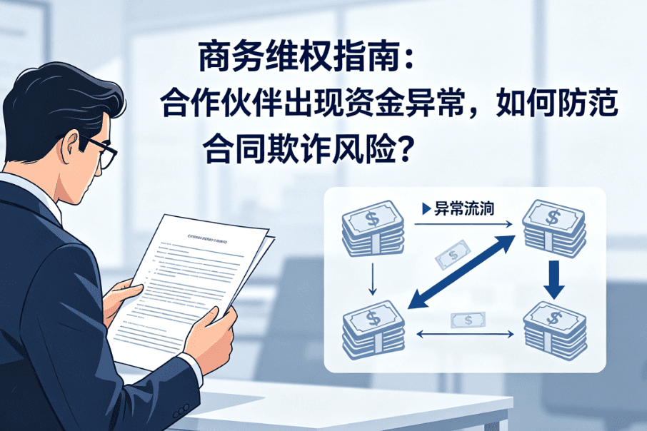 深圳商务调查-合作伙伴资金异常合同欺诈防范配图