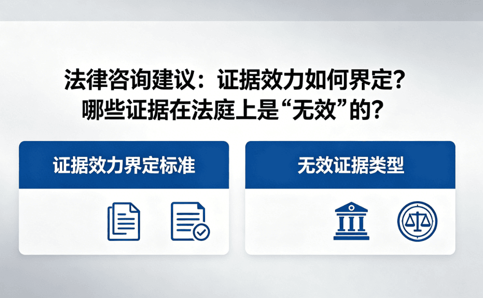 深圳婚姻调查-法庭证据效力与无效证据类型解读配图
