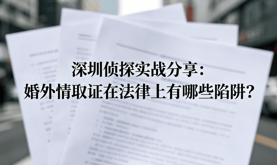 深圳婚外情取证法律陷阱解读-深圳名探婚姻调查实务配图