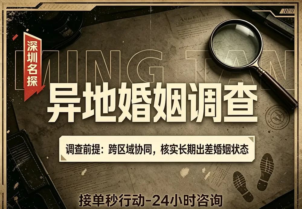 涉外异地婚姻出轨调查 - 跨区域协同取证 深圳婚外情取证-异地婚姻出轨调查深圳名探正规侦探配图