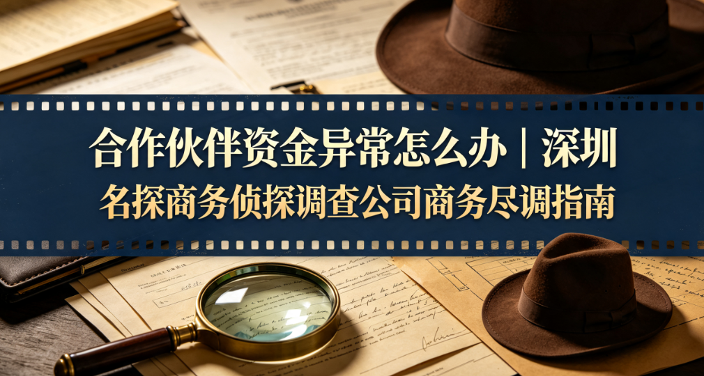 深圳名探商务侦探调查公司-合作伙伴资金异常商务尽调指南配图