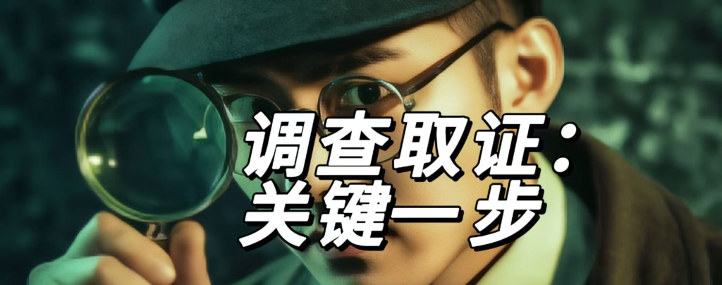 调查取证:关键一步