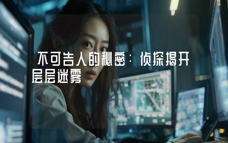 不可告人的秘密:侦探揭开层层迷雾