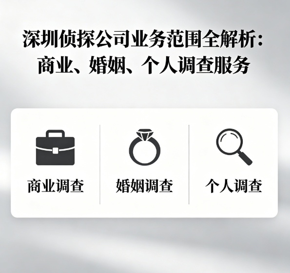 深圳侦探公司业务范围全解析：商业、婚姻、个人调查服务